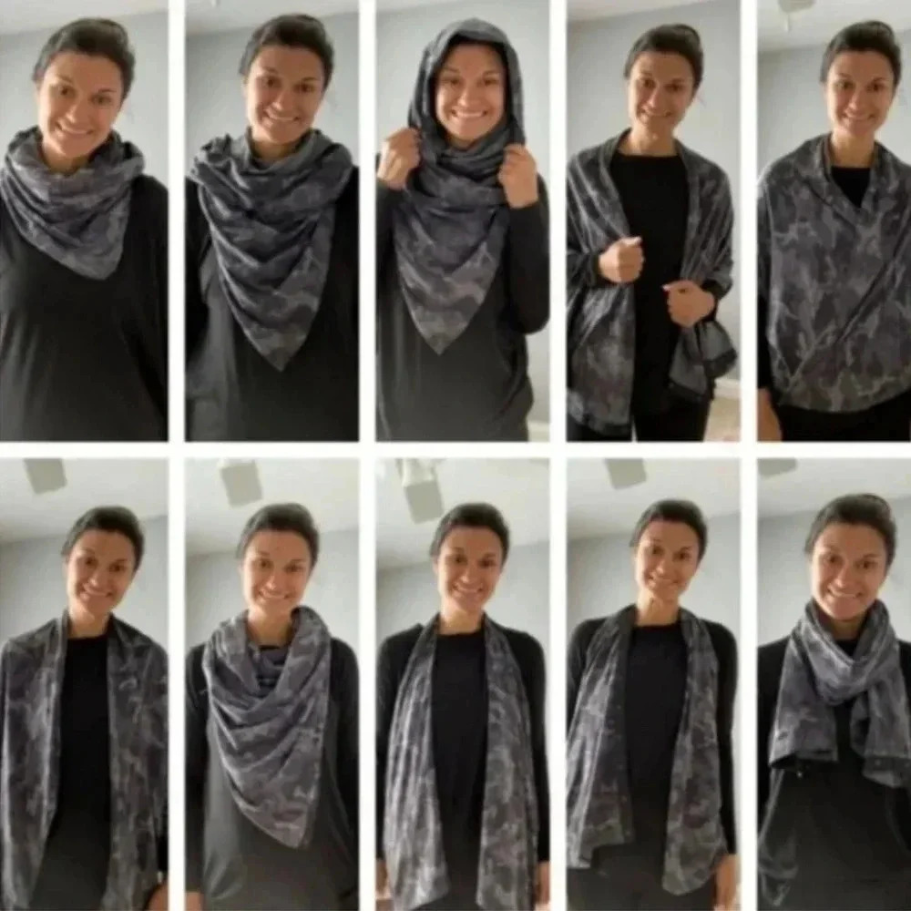 New Lululemon Customizable Snap Scarf - Picture 5 of 14